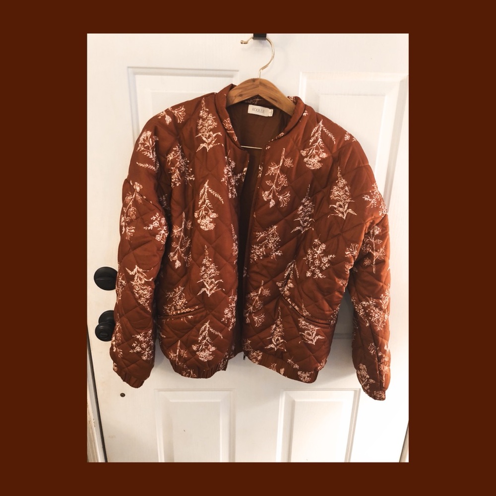 ROOLEE Wild Flowers Puffer Coat | NWOT